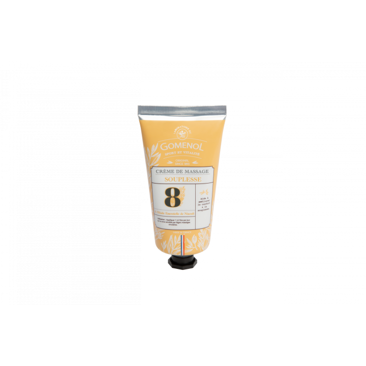Cr&egrave;me de massage souplesse N&deg;8 Gomenol - tube de 75 ml