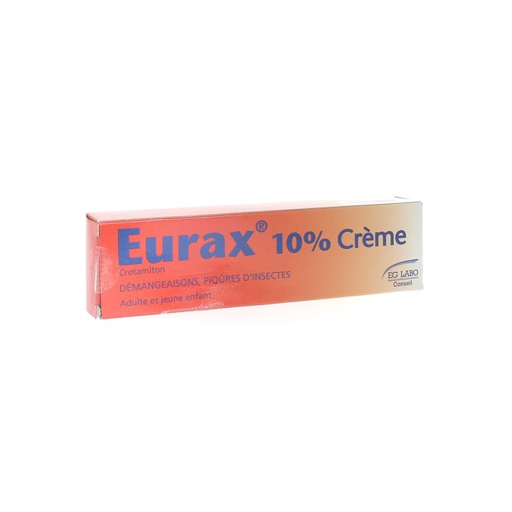 Cr&egrave;me d&eacute;mangeaisons 10% Eurax - tube de 40g