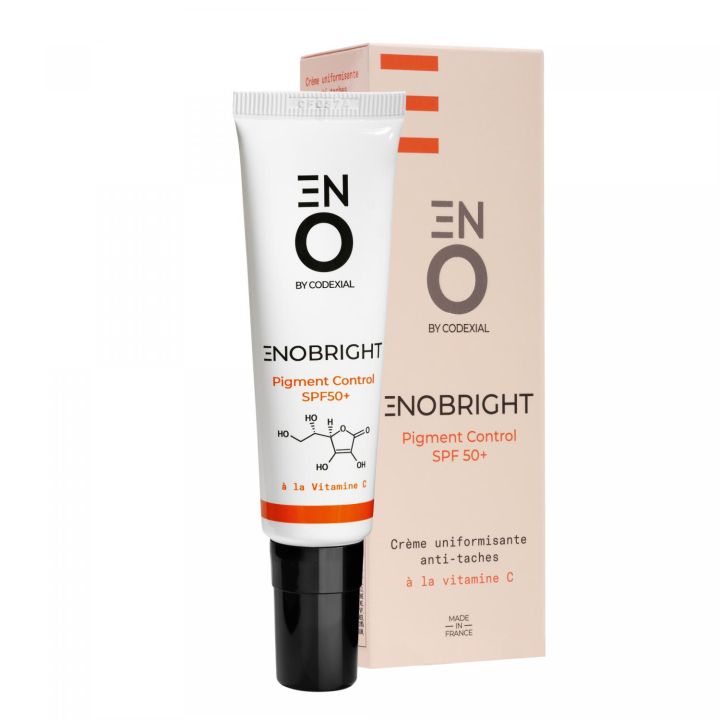 Enobright Pigment Control SPF50+ Cr&egrave;me uniformisante anti-taches ENO laboratoire Codexial - tube de 30 ml