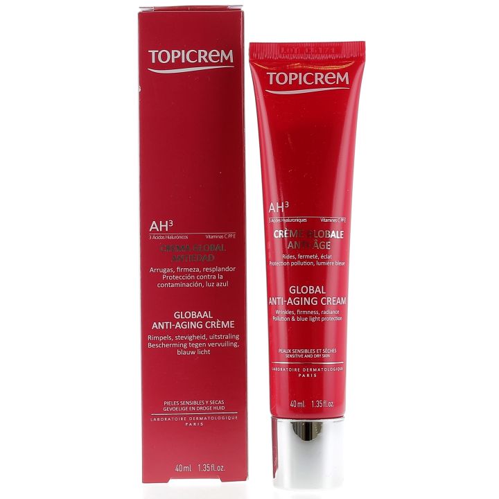 Crème globale Anti-âge AH3 Topicrem - tube de 40 ml