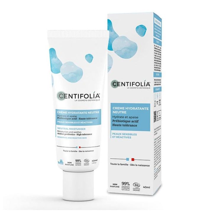Cr&egrave;me hydratante neutre Centifolia - tube de 40ml