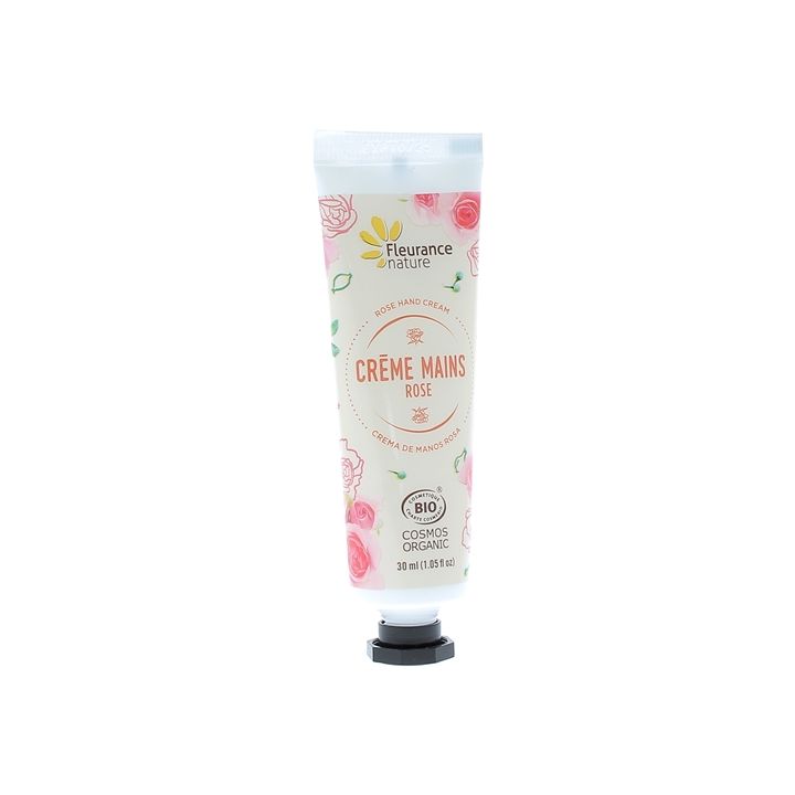 Cr&egrave;me mains rose bio Fleurance nature - tube de 30 ml