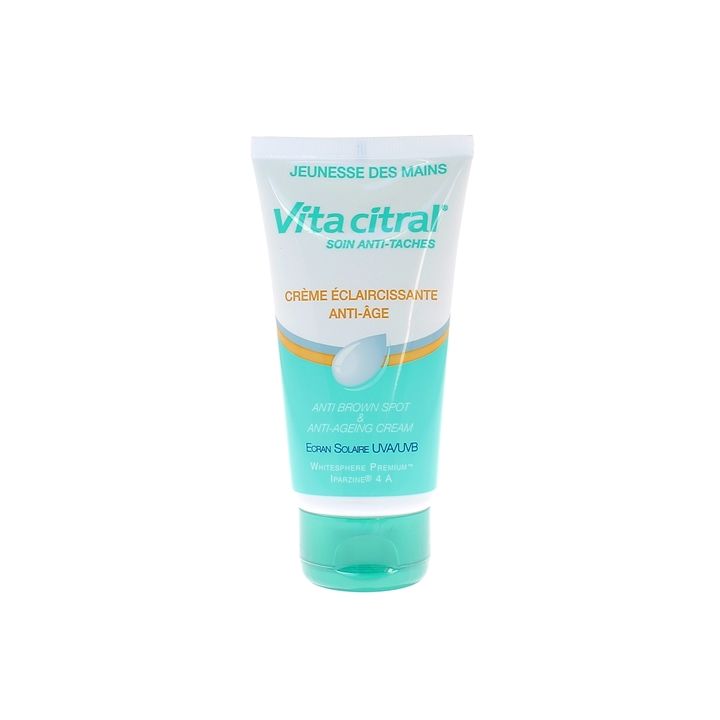 Cr&egrave;me mains &eacute;claircissante anti-&acirc;ge Vita Citral - tube de 75ml