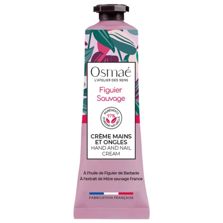 Cr&egrave;me mains et ongles Figuier Sauvage Osma&eacute; - tube de 30 ml