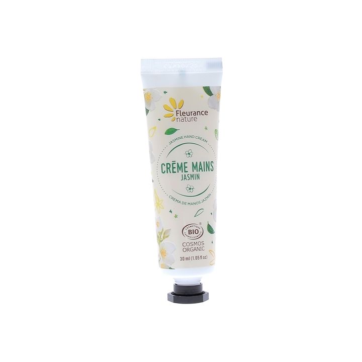 Cr&egrave;me mains jasmin bio Fleurance nature - tube de 30 ml