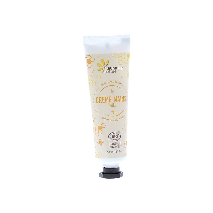 Cr&egrave;me mains miel bio Fleurance nature - tube de 30 ml