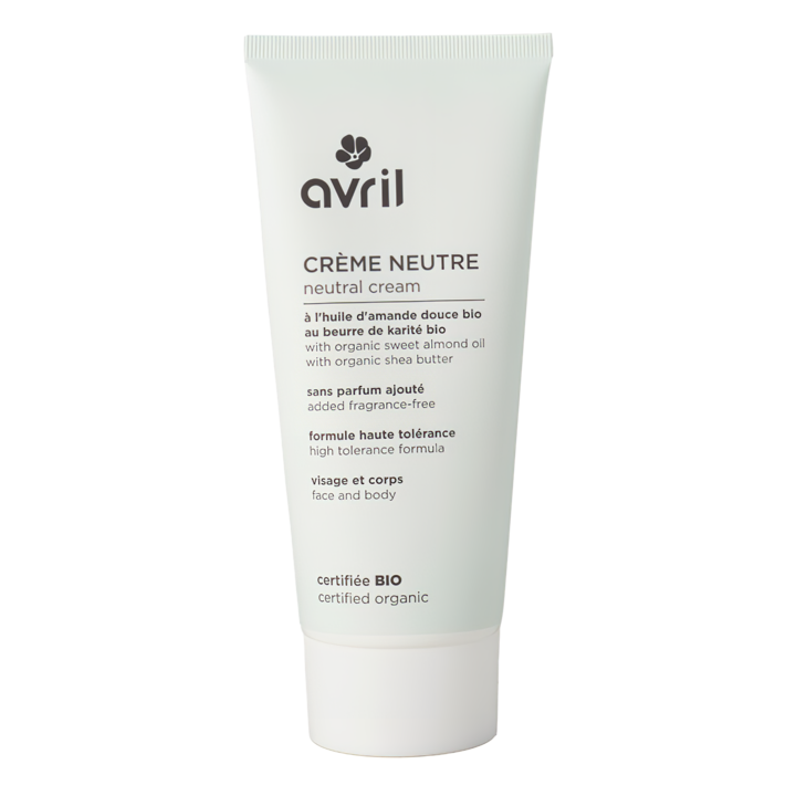 Cr&egrave;me neutre Avril - tube de 200ml