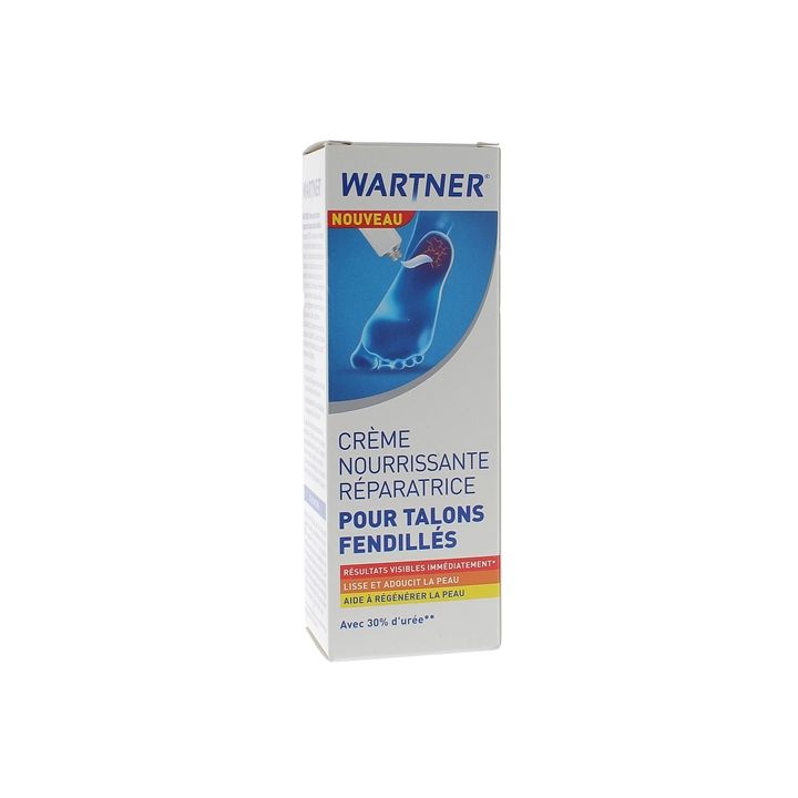 Cr&egrave;me nourrissante r&eacute;paratrice talons fendill&eacute;s Wartner - tube de 50ml