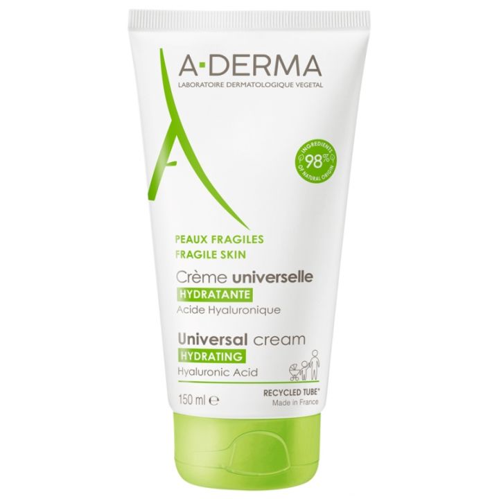 Cr&egrave;me universelle hydratante A-Derma - tube de 150 ml