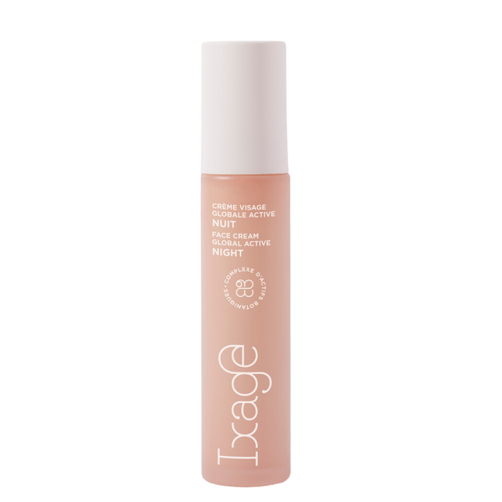 Cr&egrave;me visage globale active nuit Ixage - flacon-pompe de 45ml