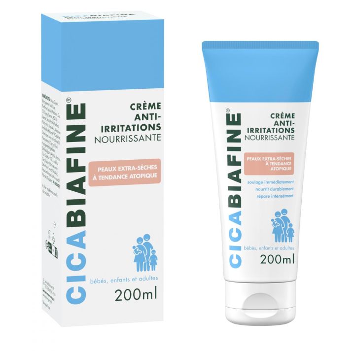 Cr&egrave;me corporelle anti-irritations hydratante Cicabiafine - tube de 200 ml