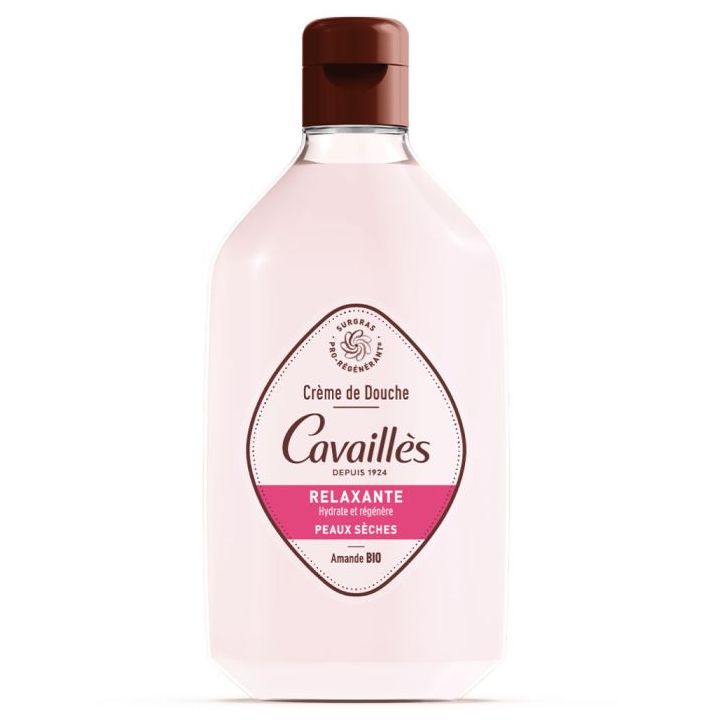 Cr&egrave;me de douche beurre d'amande et rose Rog&eacute; Cavaill&egrave;s - flacon de 250 ml