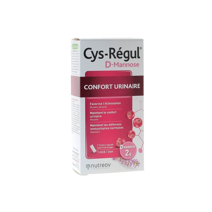 Cys-R&eacute;gul D-Mannose Confort urinaire Nutreov - 7 sticks
