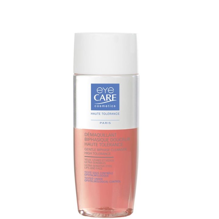 D&eacute;maquillant biphasique douceur haute tol&eacute;rance Eye Care - flacon de 150 ml