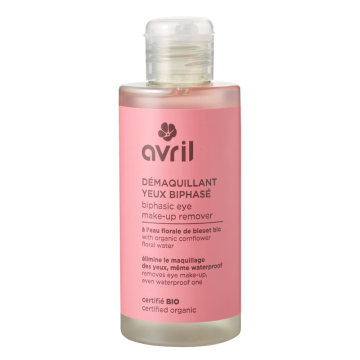 D&eacute;maquillant yeux biphas&eacute; bio Avril - flacon de 150 ml