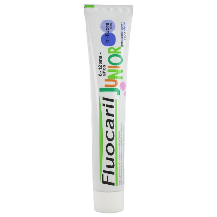 Dentifrice junior 6-12 ans ar&ocirc;me gel bubble Fluocaril - tube de 75 ml