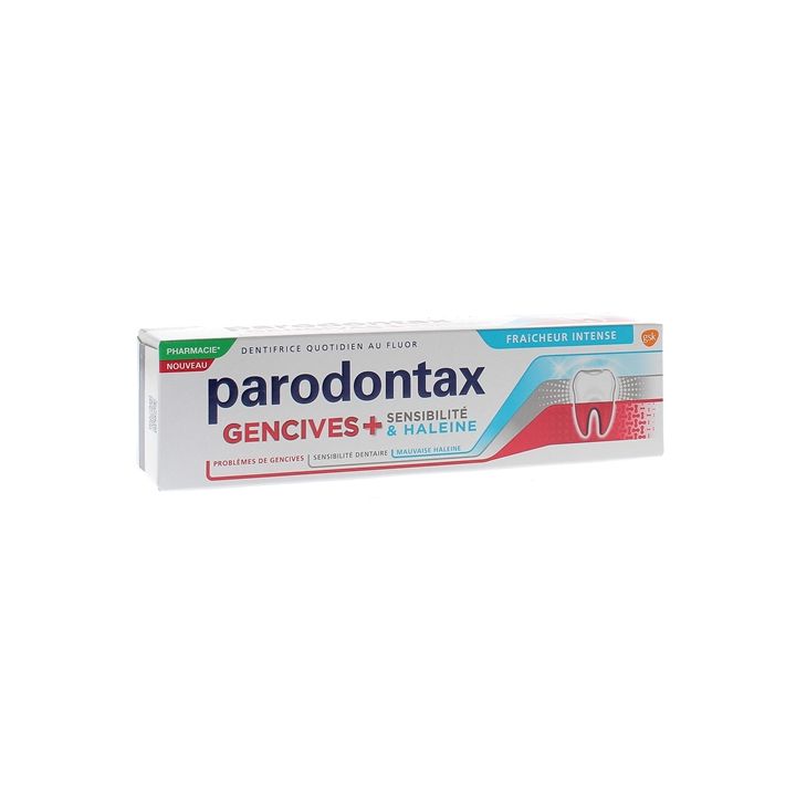Dentifrice Gencives + sensibilit&eacute; & haleine Parodontax - tube de 75ml