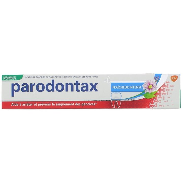 Dentifrice fra&icirc;cheur intense Parodontax - tube de 75 ml