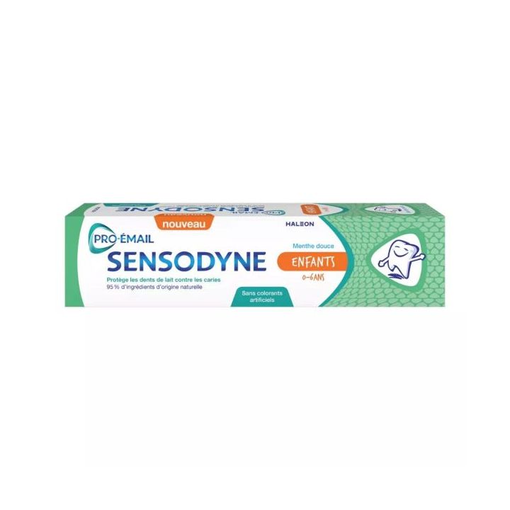 Pro-Email Dentifrice menthe douce enfants Sensodyne - tube de 50ml