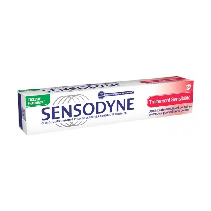 Dentifrice traitement sensibilit&eacute; Sensodyne - tube de 75 ml