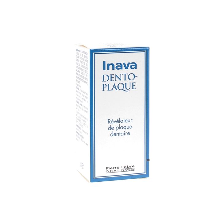 Dento-Plaque R&eacute;v&eacute;lateur de plaque dentaire Inava - flacon de 10 ml