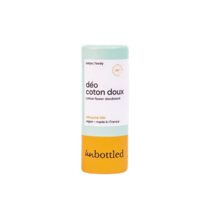 D&eacute;o coton doux Unbottled - stick de 50g