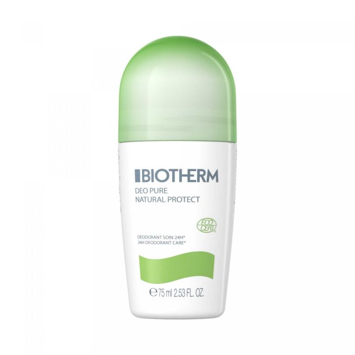 D&eacute;o pure natural protect d&eacute;odorant Biotherm - roll-on de 75ml