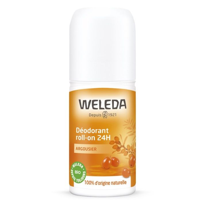 D&eacute;odorant Roll-on 24h Argousier Weleda - flacon de 50 ml