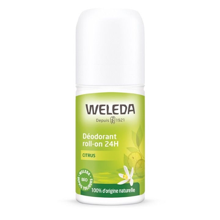 D&eacute;odorant au Citrus Roll-on 24h Weleda - roll-on de 50 ml