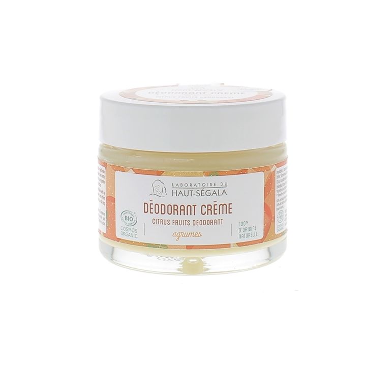 D&eacute;odorant cr&egrave;me agrumes bio Haut-S&eacute;gala - pot de 50 g