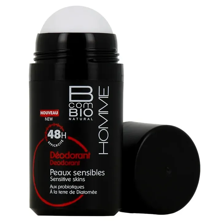 D&eacute;odorant homme BcomBIO - roll-on de 50 ml