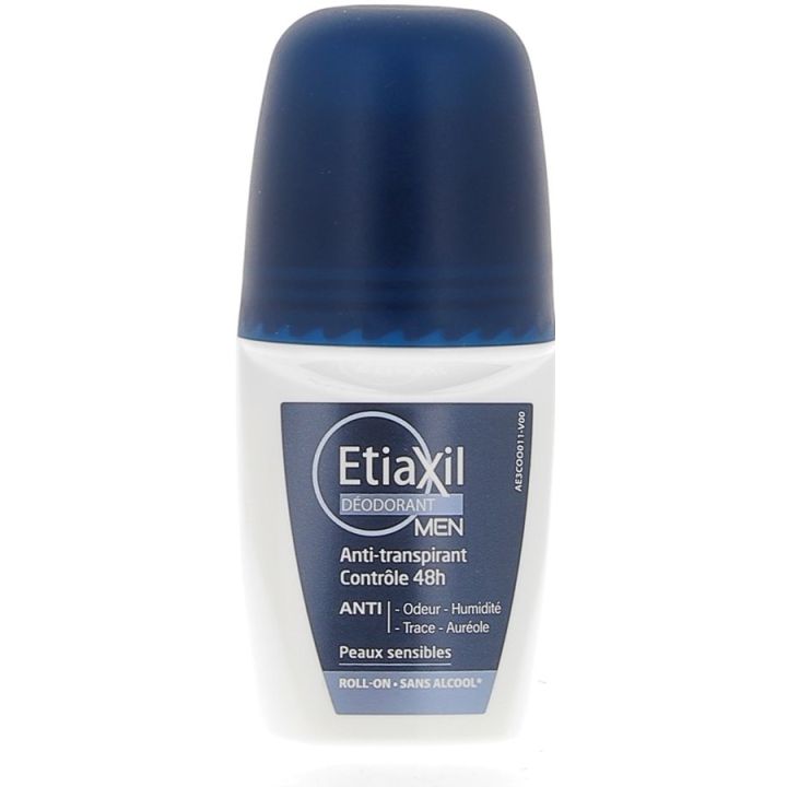 D&eacute;odorant homme anti-transpirant 48h Etiaxil - roll-on de 50 ml