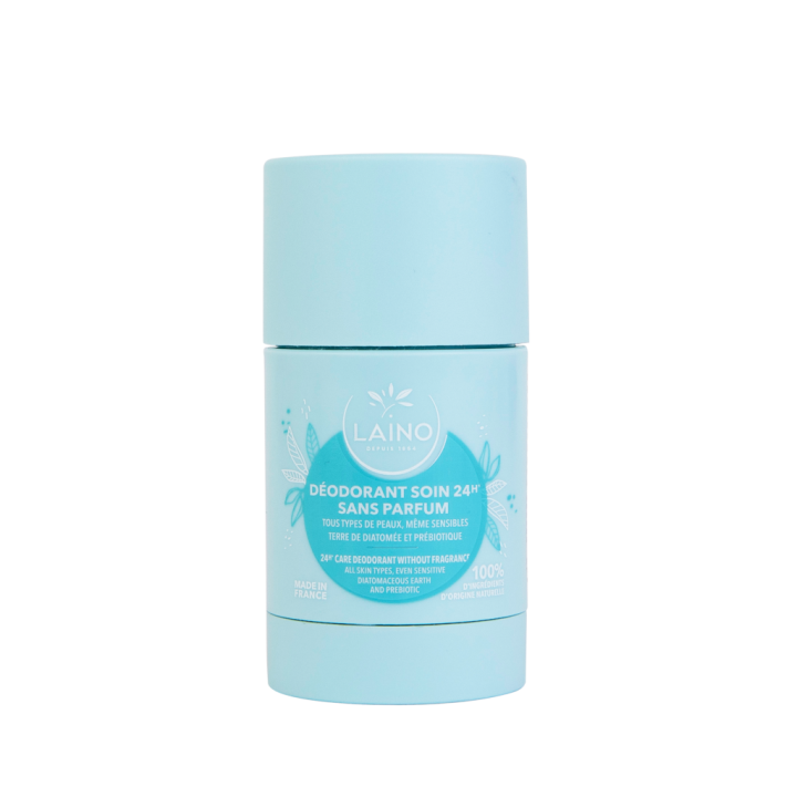 D&eacute;odorant solide sans parfum Laino - stick de 60g