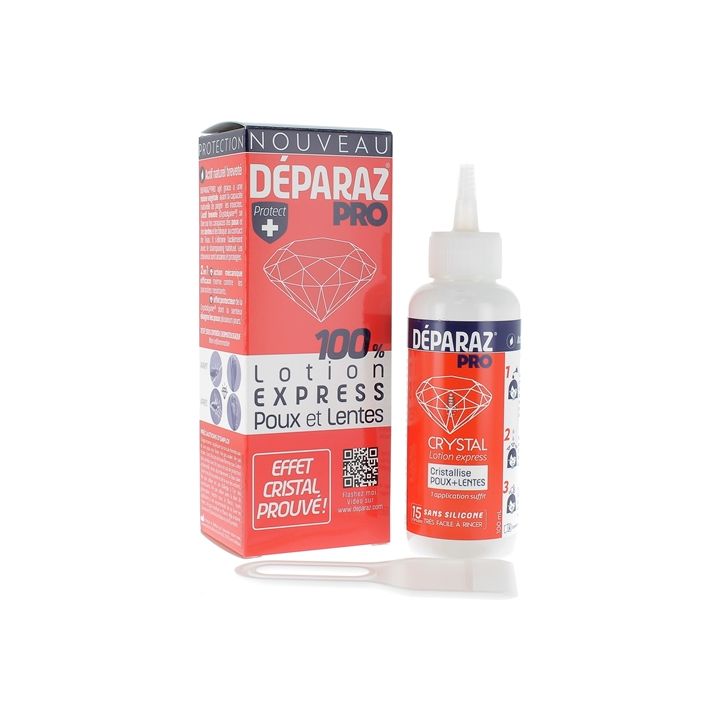 D&eacute;paraz pro Lotion express poux et lentes - flacon de 100ml
