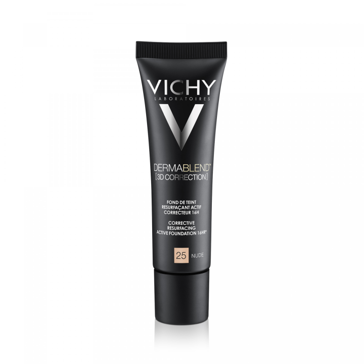 Dermablend 3D correction fond de teint resurfa&ccedil;ant Nude 25 Vichy - tube de 30 ml