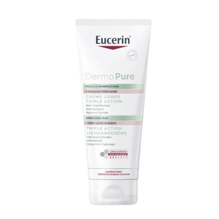 Dermopure Cr&egrave;me corps triple action Eucerin - tube de 200ml