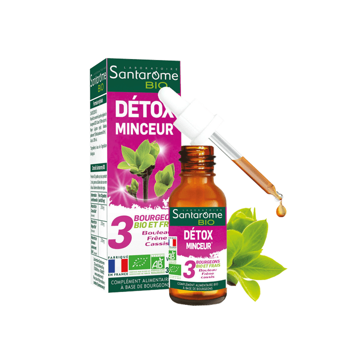 D&eacute;tox minceur Santarome Bio - flacon pompe de 30 ml