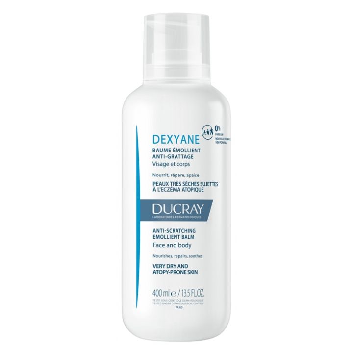 Dexyane baume &eacute;mollient anti-grattage Ducray - flacon de 400 ml