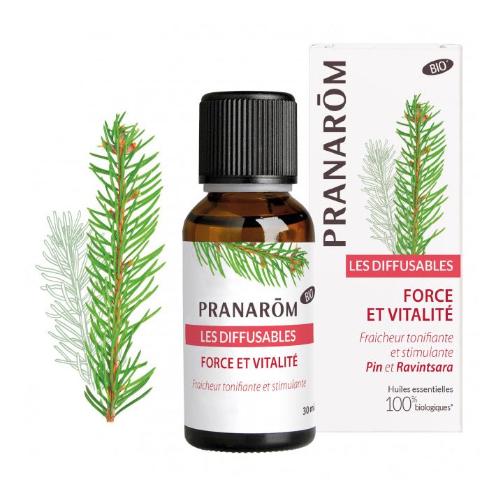 Diffusable Force et Vitalit&eacute; Pranarom - flacon de 30 ml