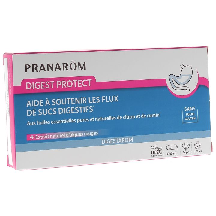 Digestarom digest protect Pranar&ocirc;m - boite de 30 g&eacute;lules