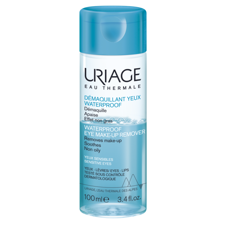 D&eacute;maquillant yeux waterproof Uriage - flacon de 100 ml