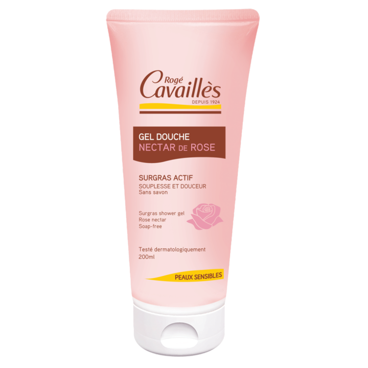 Douche surgras nourrissant nectar de rose Rog&eacute; Cavaill&egrave;s - tube de 200 ml