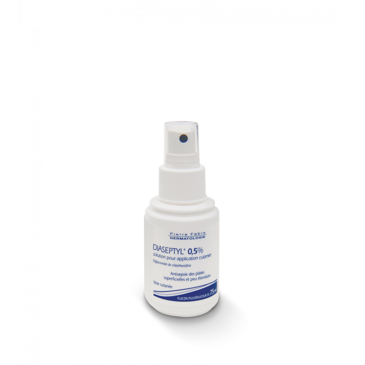 Diaseptyl 0,5% solution pour application cutan&eacute;e Pierre Fabre - flacon de 75ml