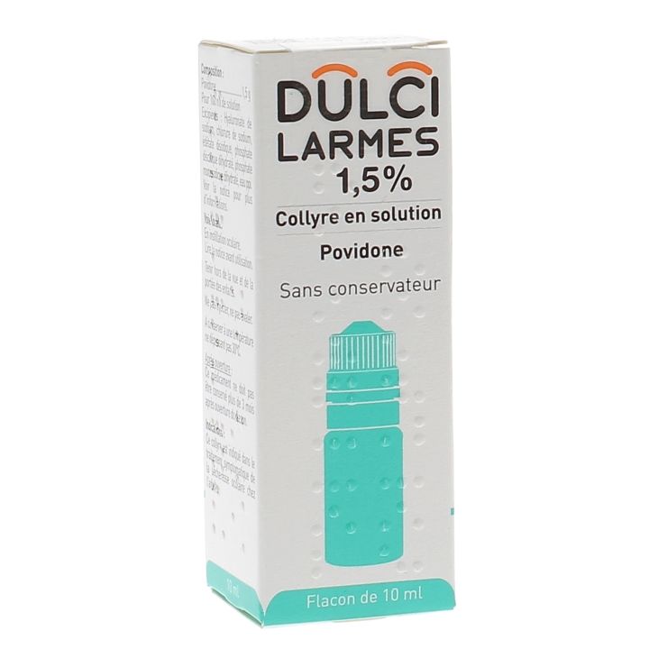 Dulcilarmes 1,5% collyre - flacon de 10 ml