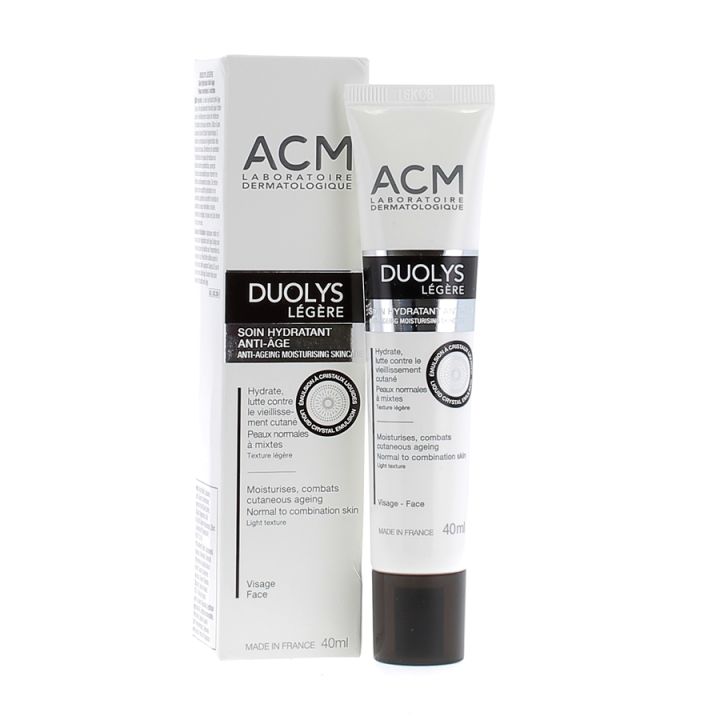Duolys l&eacute;g&egrave;re soin hydratant anti-&acirc;ge ACM - Tube de 40 ml