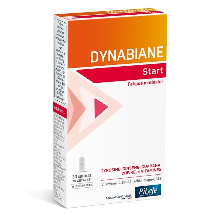Dynabiane start fatigue matinale Pileje - boite de 30 g&eacute;lules