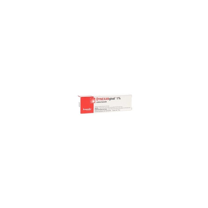 Dynexangival 1% cr&egrave;me buccale - tube de 10g