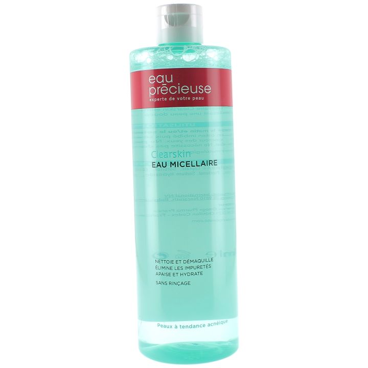 Eau pr&eacute;cieuse clearskin eau micellaire d&eacute;maquillante - flacon 400 ml