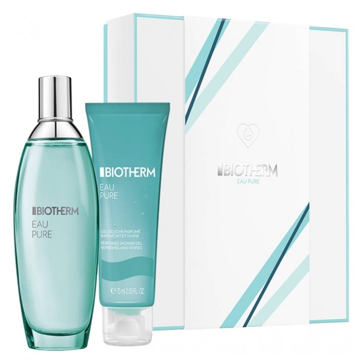 Eau Pure Eau de toilette + Gel douche parfum&eacute; offert Biotherm - coffret de 2 produits