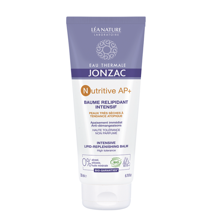 Eau Thermale Jonzac Baume corps Nutritive AP+ L&eacute;a Nature - tube de 200 ml